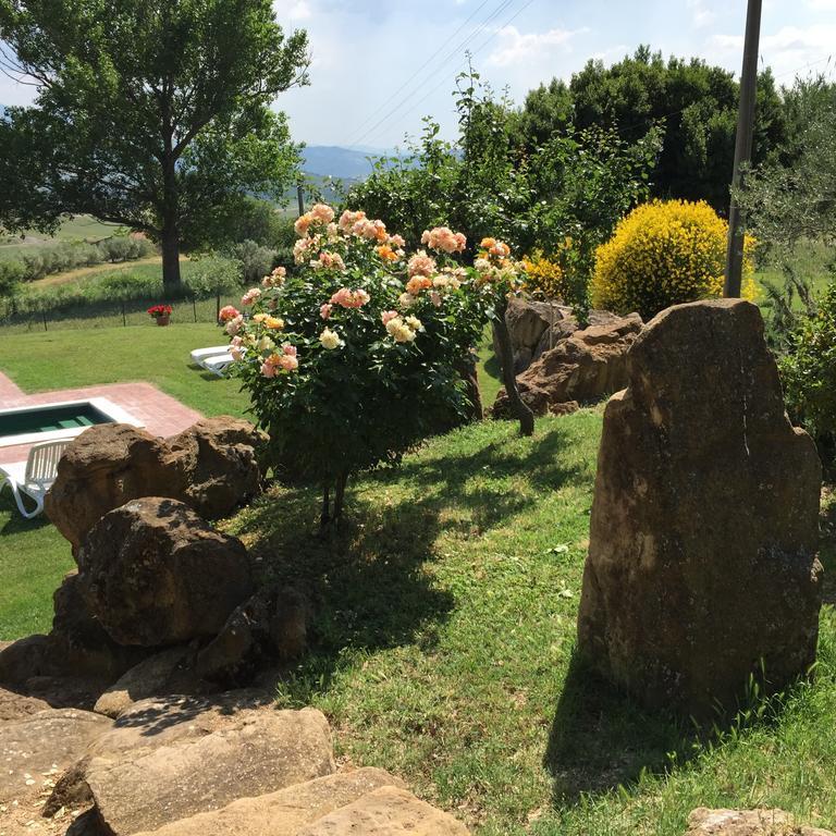 Villa Fonte All'Oppio Con Area Piscina Recintata Pienza Exterior foto